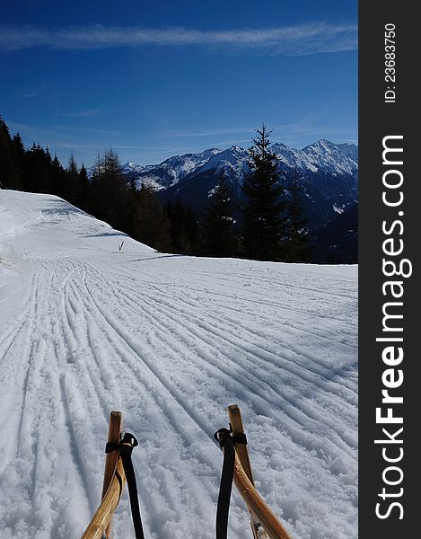 Sledding is a very funny sport.