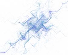 Blue Smoke Abstract Background Royalty Free Stock Photography