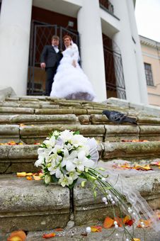 Wedding Bouquet No Stair Stock Photography Wedding Bouquet No Stair Stock Photography