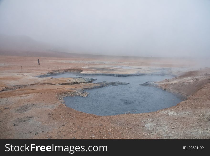 Mud and steam volcano field, Iceland