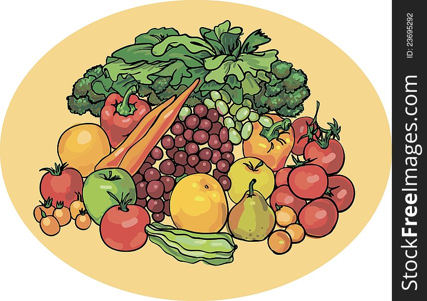 Vegetables and fruits