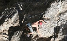 Rock Climbing Dare Devil 2 Stock Photo Rock Climbing Dare Devil 2 Stock Photo
