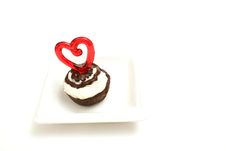 Mini Brownie Bite Heart Stock Photos Mini Brownie Bite Heart Stock Photos