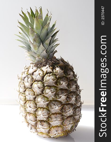 Ananas on the white background