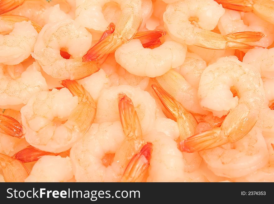 Photo of shrimp upclose background