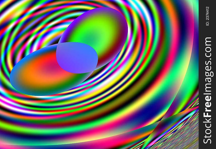 Much colors and circles for a suggestive image. Much colors and circles for a suggestive image