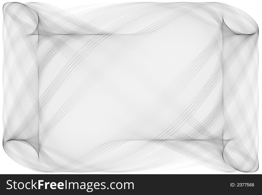 Abstract graphic design, isolated on white
