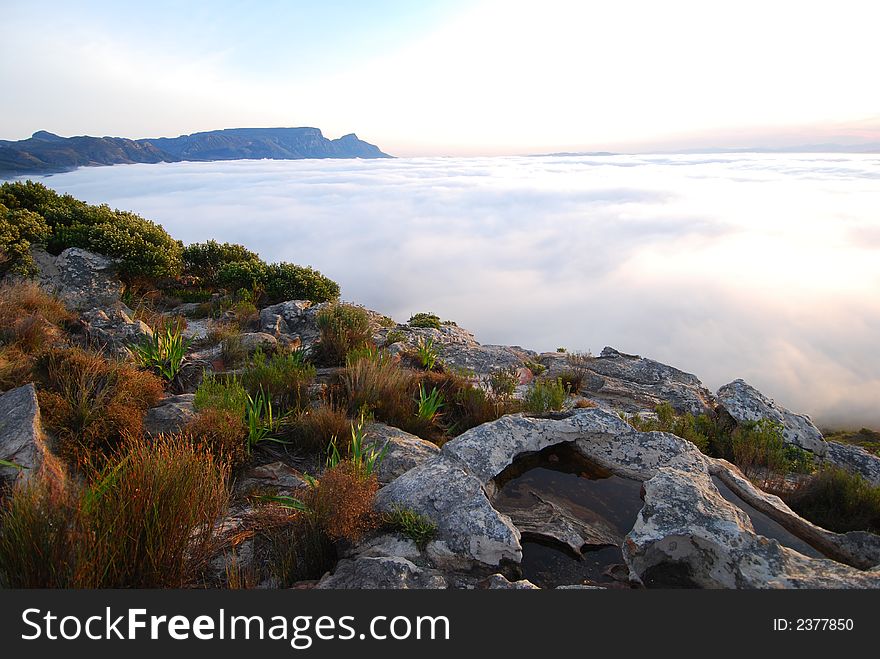 Table Mountain clouds