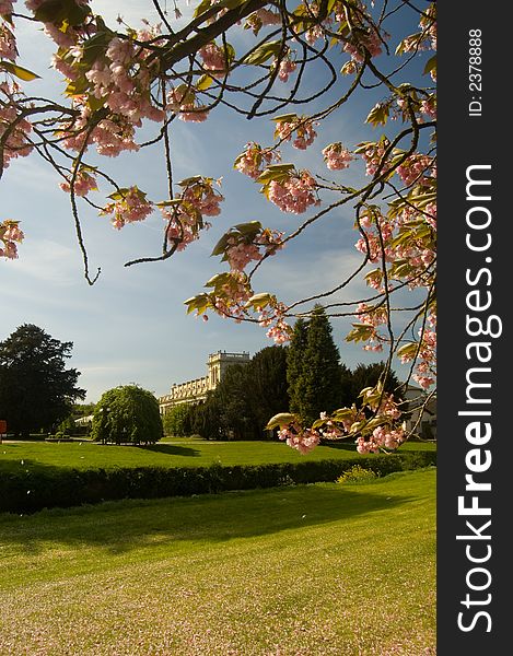 A spring landscape at trentham, near stoke-on-trent, staffordshire, united kingdom. A spring landscape at trentham, near stoke-on-trent, staffordshire, united kingdom.