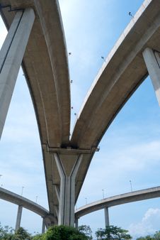 High Way Bridge 01 Stock Photos