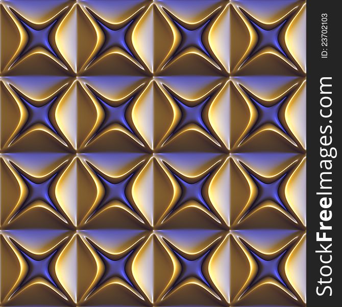 Seamless tileable 3d background pattern. Seamless tileable 3d background pattern
