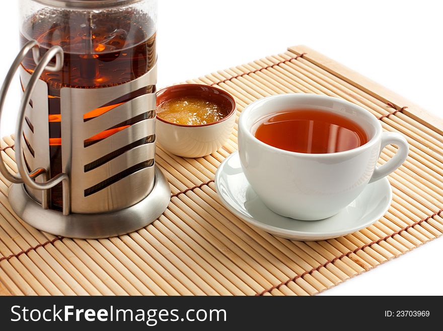 Fragrant Tea With Honey.