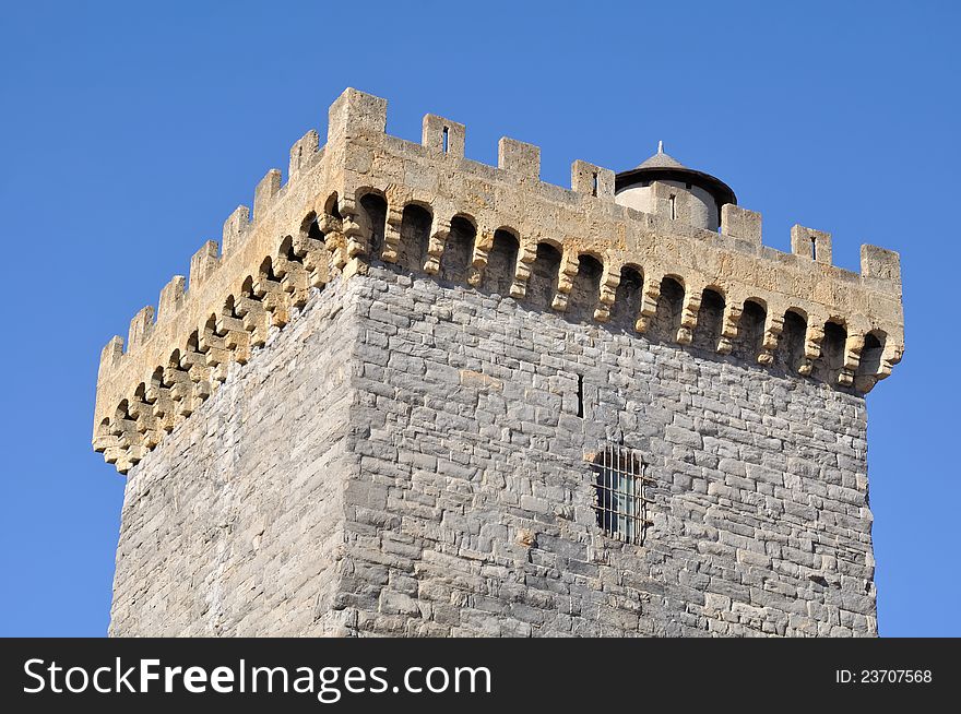 Battlements Of A Square Tower