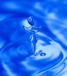 Water Drop Close Up Royalty Free Stock Photography