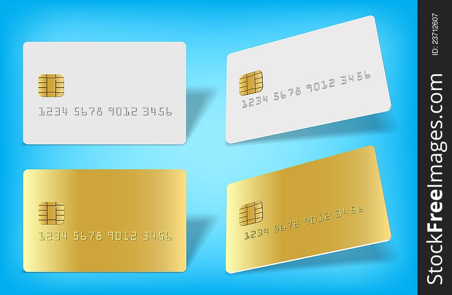 Clear chip cards for designers. Clear chip cards for designers