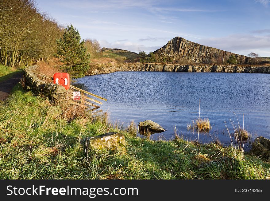 Cawfields quarry reclaimed