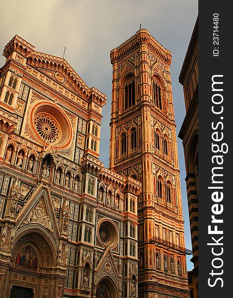 Campanile of Giotto; Bell Tower of Santa Maria del Fiore, Florence, Italy