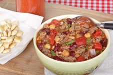 Chili Bowl Royalty Free Stock Photo Chili Bowl Royalty Free Stock Photo