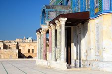 Dome Of Rock Entrance Stock Photo Dome Of Rock Entrance Stock Photo