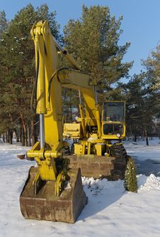Excavator Stock Photo