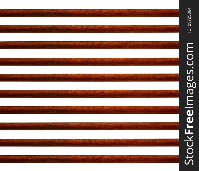 Image of horizontal wood stripes over white