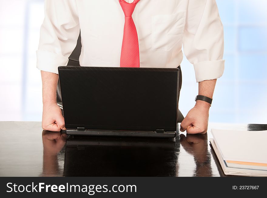 Businessman At Desk