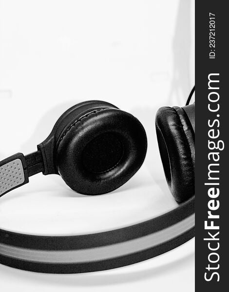 Headphone for listening music product photo. Headphone for listening music product photo