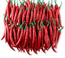 Red Chilis Stock Images