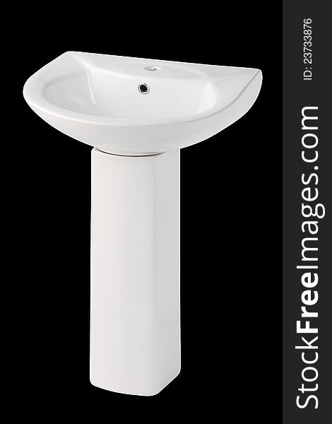 Modern design of washbasin with water draining tube leg cover