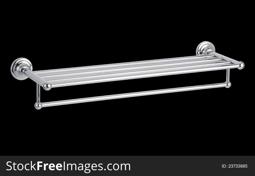 Cloths or bathroom accessory hanger to use in the bathroom in Aluminum chrome color. Cloths or bathroom accessory hanger to use in the bathroom in Aluminum chrome color