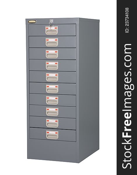 Steel cabinet locker furniture for storage archives or files. Steel cabinet locker furniture for storage archives or files