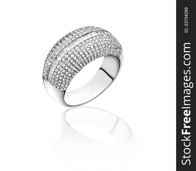 White gold diamonds ring the greatest gift for your lover. White gold diamonds ring the greatest gift for your lover