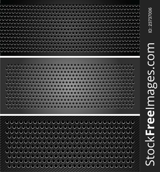 Set Metallic Perforated Sheet