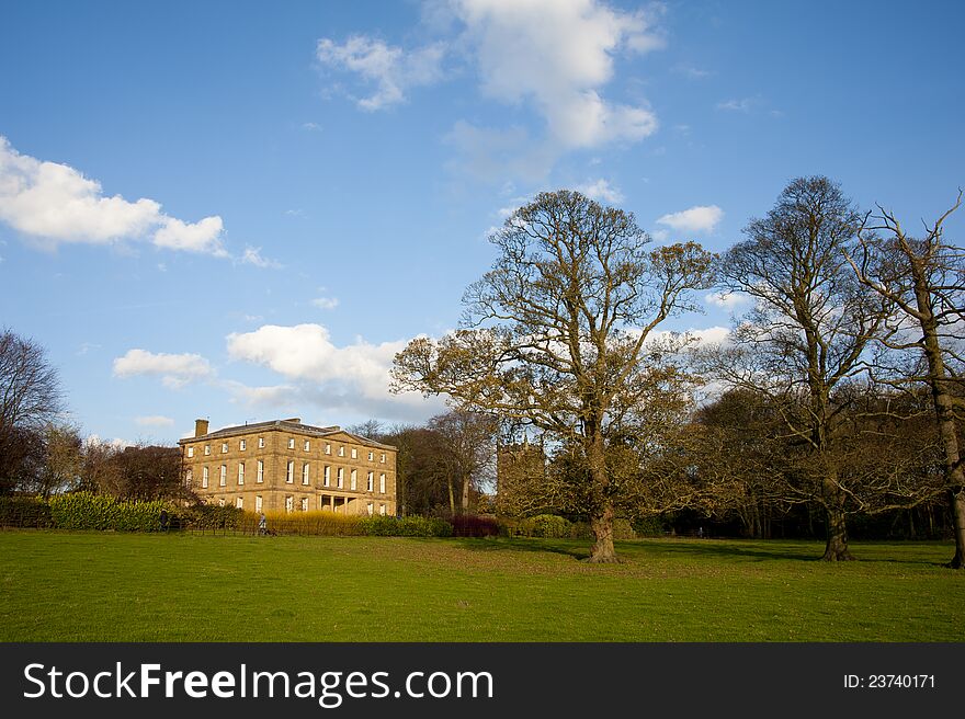 English Country House In A Park