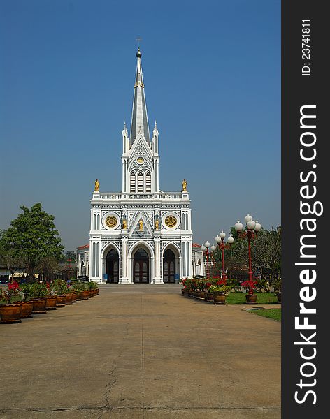 Christian church at Samut Songkram Province