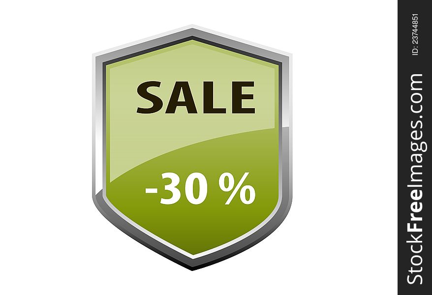 Green Sale Shield