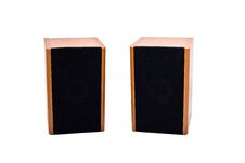 Two Audio Speakers Royalty Free Stock Image