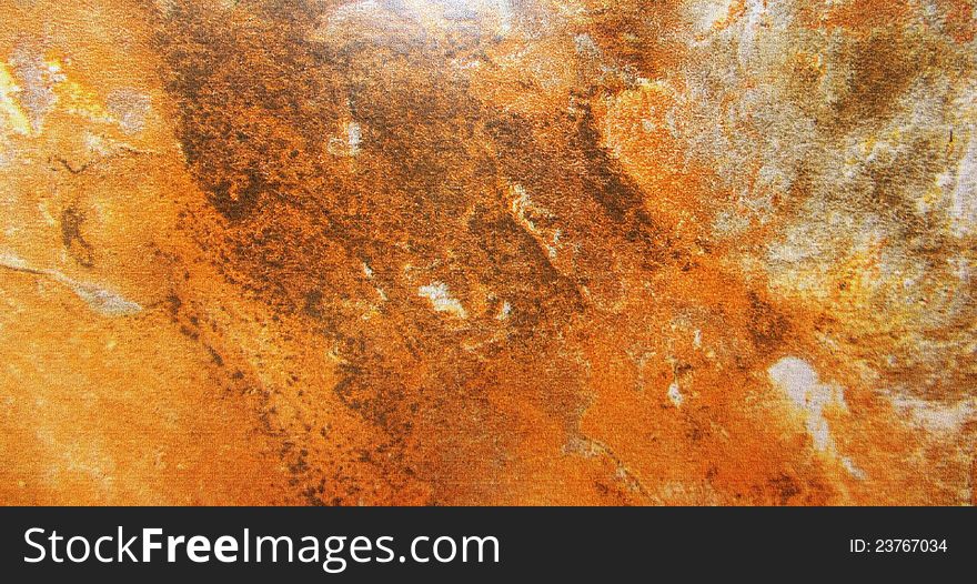 Brown and orange canvas abstract background