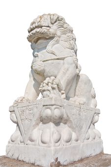 White Stone Lion Stock Images White Stone Lion Stock Images