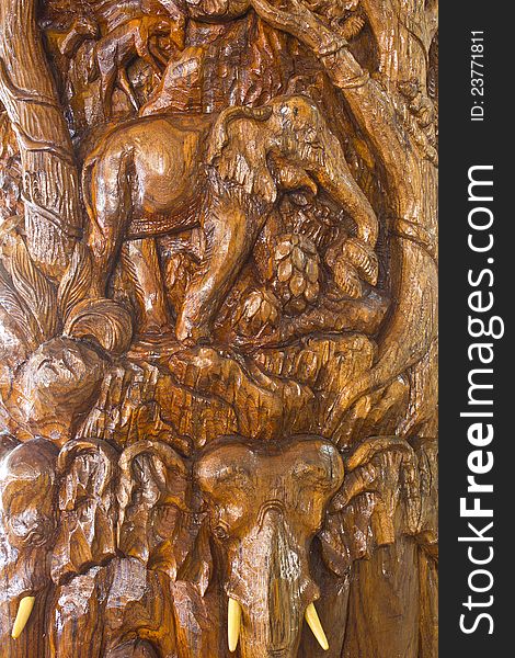 Teak-wood carving is a form of literature. Teak-wood carving is a form of literature.