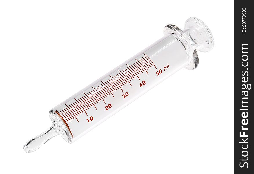 Hypodermic Glass Syringe