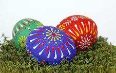 The Easter Eggs Stock Photography The Easter Eggs Stock Photography
