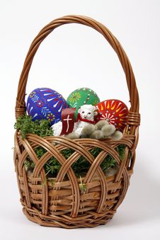 The Easter Basket Stock Photo