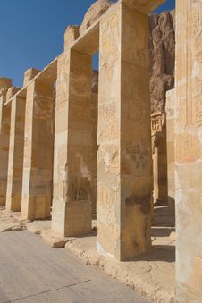 Chapel Of The Goddess Hathor Royalty Free Stock Image