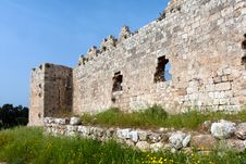 Old Fortress Wall Stock Images