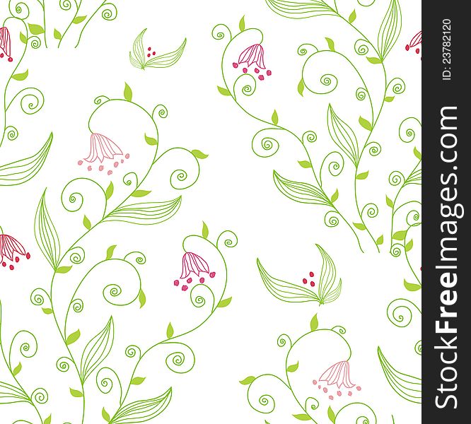 Abstract floral background for your design