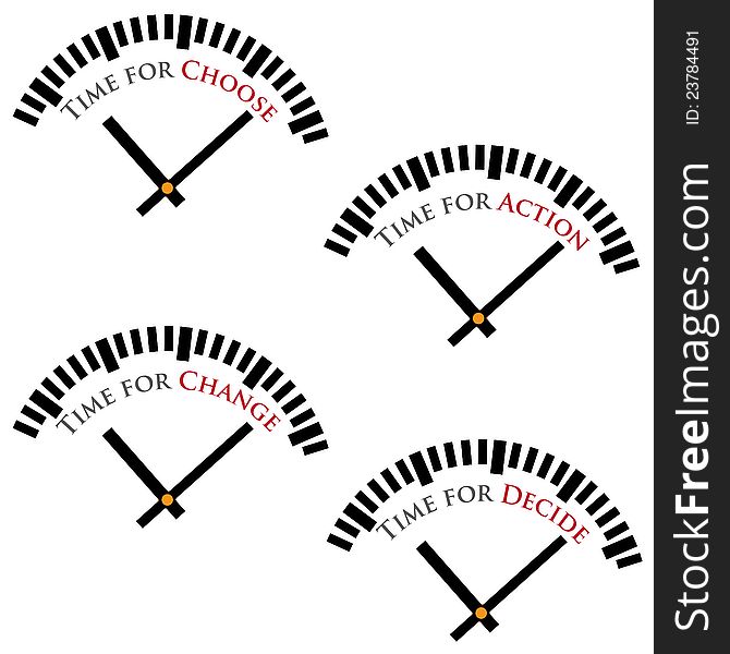 Set Of Time Concepts.