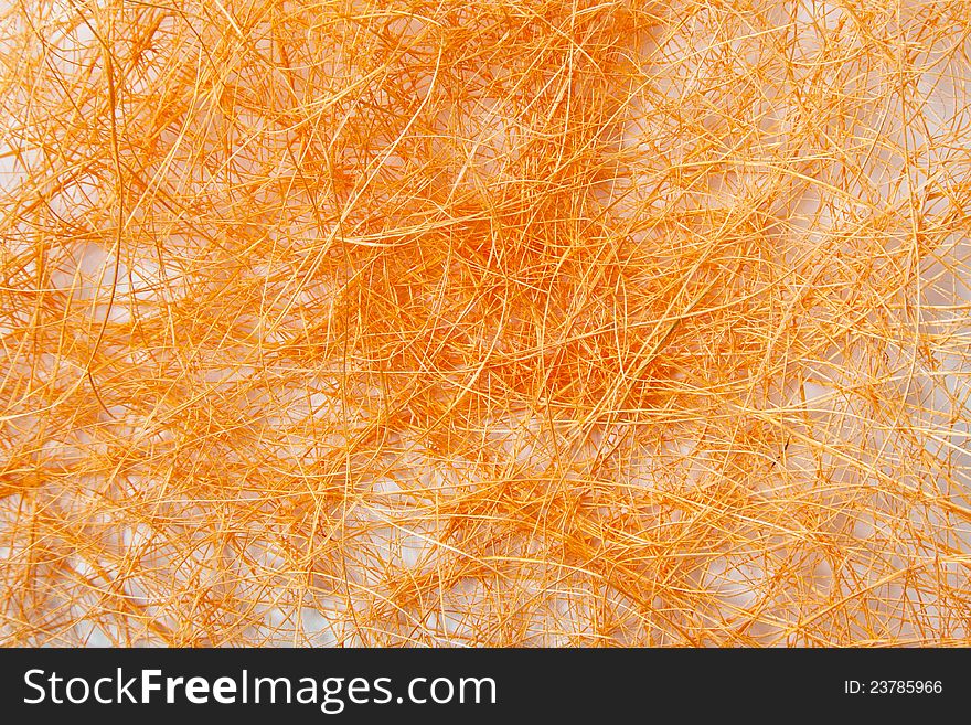 Orange Sisal Background