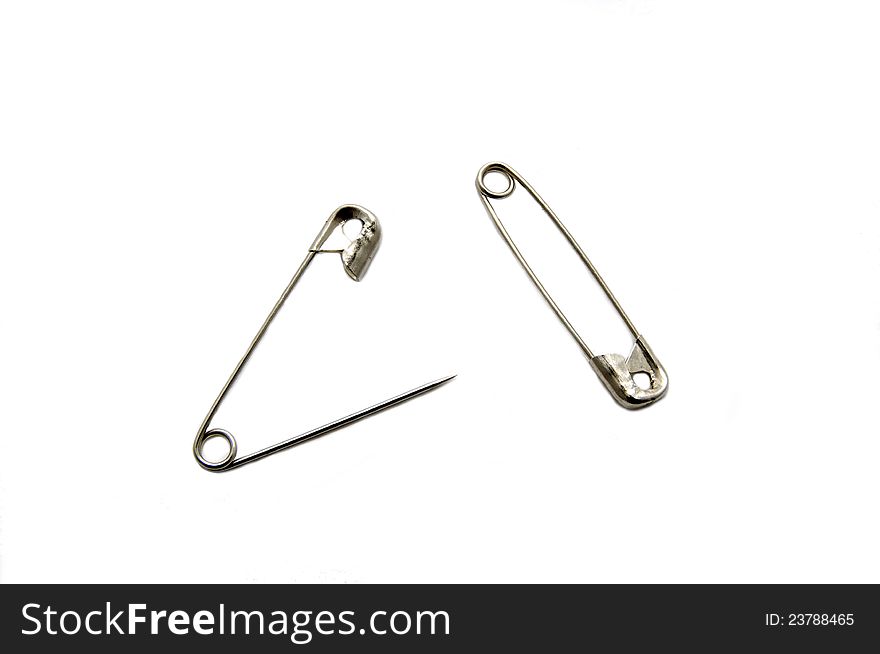 Two safety pin