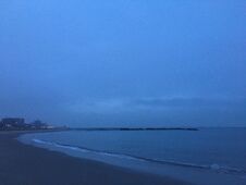 Dawn In Winter At Coney Island In Brooklyn, New York, NY. Stock Photos Dawn In Winter At Coney Island In Brooklyn, New York, NY. Stock Photos